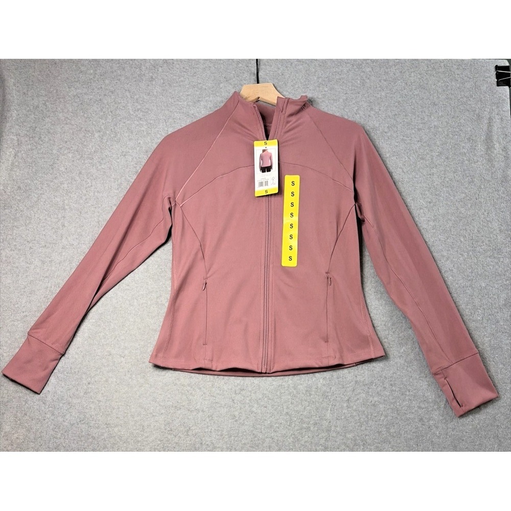 Jockey Satin Stitch Yoga Jacket in Nostalgia Rose - Women's S